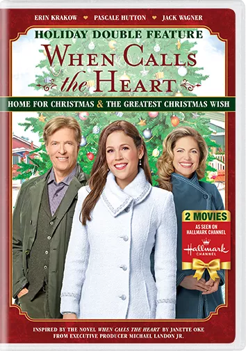 Shout Factory Main Cover of When Calls The Heart Home For Christmas and The Greatest Christmas Wish Holiday Double Feature Collection