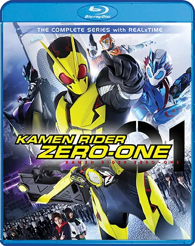 Shout Factory Store Blu-Ray Main Cover of Kamen Rider Zero-One: The Complete Series and Movie