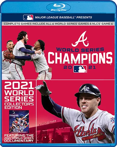 Shout Factory Store Main Cover 2021 World Series Collectors Edition Atlanta Braves Blu-Ray