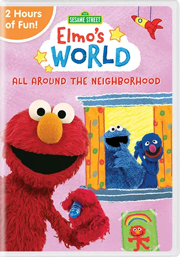 Shout Factory DVD Main Cover Elmos World All Around The Neighborhood Shout Kids