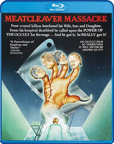 Main Cover of Meatcleaver Massacre Blu-Ray Shout Factory