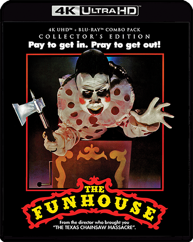 Main Cover of The Funhouse Shout Factory UHD Blu-Ray